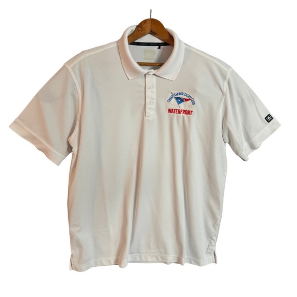 OGIO Other - OGIO White Great Harbor Yacht Club Waterfront Golf Polo Shirt Mens XL